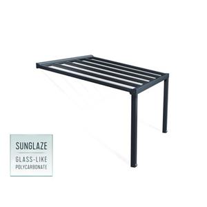 Canopia aanleunende pergola Stockholm grijs 340x370cm