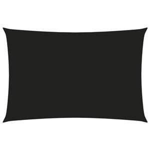 vidaxl Zonnescherm rechthoekig 3x5 m oxford stof zwart