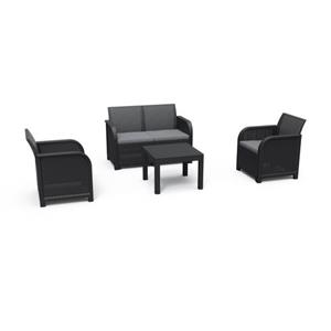 Keter Rosalie Lounge set Grafiet 113x74x65cm