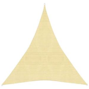 VIDAXL Sonnensegel 160 G/m² Beige 5x7x7 M Hdpe