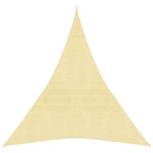 VidaXL Zonnezeil 160 g/mÂ² 5x7x7 m HDPE beige