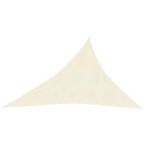 VIDAXL Sonnensegel 160 G/m² Creme 3x4x5 M Hdpe