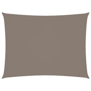 vidaXL Zonnescherm rechthoekig 3x4,5 m oxford stof taupe