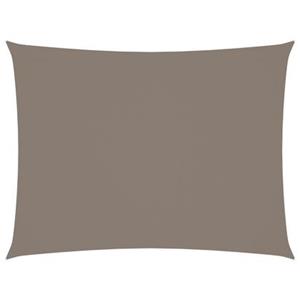 vidaXL Zonnescherm rechthoekig 3x4,5 m oxford stof taupe