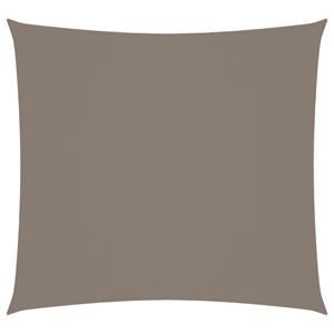 vidaXL Zonnescherm vierkant 5x5 m oxford stof taupe