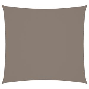 vidaXL Zonnescherm vierkant 5x5 m oxford stof taupe