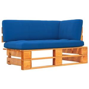 VIDAXL Garten-paletten-ecksofa Honigbraun Imprägniertes Kiefernholz