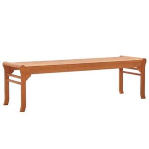 VIDAXL 3-sitzer Gartenbank 150 Cm Eukalyptus Massivholz