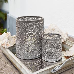 Loberon Windlicht set van 2 Jina