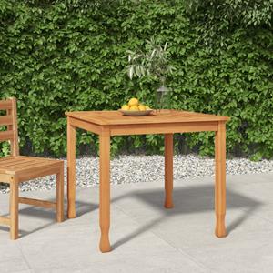 VIDAXL Garten-esstisch 85x85x75 Cm Massivholz Teak