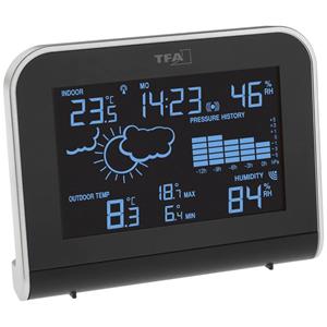 tfadostmann TFA Dostmann SPHERE 35.1148.01 Funk-Wetterstation Vorhersage für 12 bis 24 Stunden