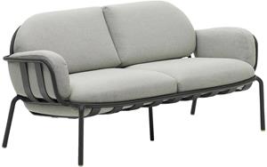 kavehome Joncols 2-Sitzer-Gartensofa aus Aluminium mit Finish in Grau 165 cm - Grau - Kave Home