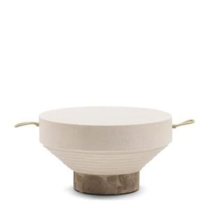 Rivièra Maison Maison Bijzettafel buiten - Jimbaran Dia 60 - Beige|wit zand