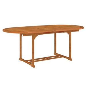 VidaXL Tuintafel 200x100x75 cm massief eucalyptushout