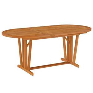 VidaXL Tuintafel 200x100x75 cm massief eucalyptushout