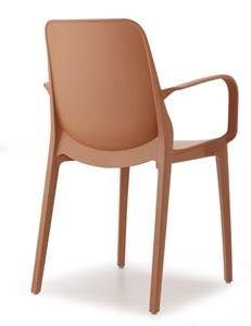 S-CAB Armstoel Ginevra Terracotta 2 Stuks