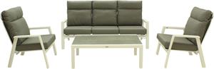 Relax Sofaset Aruba Andorra 4-delig Light Grey Matt White