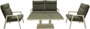 Relax Sofaset Aruba Prato 4-delig Light Grey Matt White