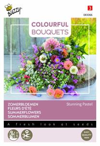 Buzzy Colourful Bouquets Stunning Pastel - Bloemzaden - Mengsels