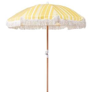 Beliani MONDELLO Parasol Geel