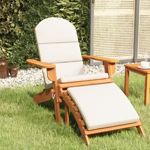 Tuinstoel Adirondack met voetensteun massief acaciahout