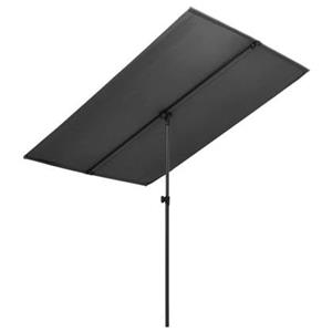 VidaXL Parasol met aluminium paal 180x130 cm antraciet