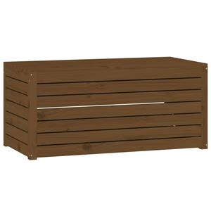 Vidaxl Gartenbox Honigbraun 101x50,5x46,5 Cm Massivholz Kiefer