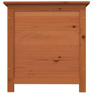 vidaXL Kussenbox 50x50x56 cm massief vurenhout bruin