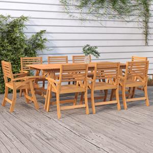 vidaxl Tuintafel 200x90x75 cm massief acaciahout