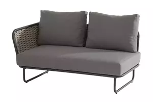 4 Seasons Outdoor Loungebank Bo 2-zits rechterdeel met 3 kussens | 