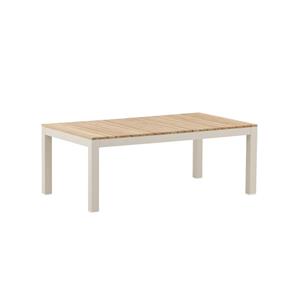 Hioshop Brasilia salontafel beige, teak.