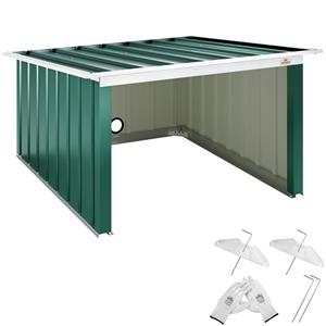 Gardebruk Robotmaaier Garage Groen Metaal 89x90x54cm