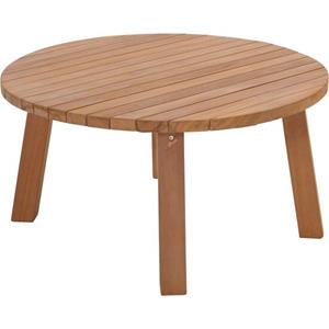 LesliLiving Lounge table teak ø80x40cm