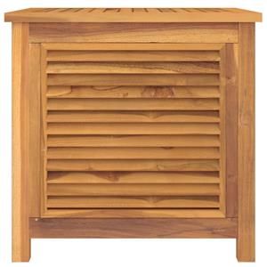vidaXL Tuinbox met zak 60x50x58 cm massief teakhout