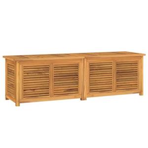 Gartenbox mit Beutel 175x50x53 cm Massivholz Teak vidaXL - Braun