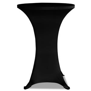 VIDAXL 2 X Tischhusse Für Stehtisch Stretchhusse Ã70 Cm Schwarz