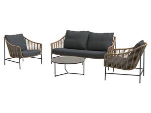 4 Seasons Outdoor Sofaset Timor Atlas Rond 4-Delig