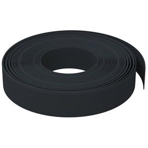 vidaXL Tuinbegrenzing 10 m 10 cm polyetheen zwart