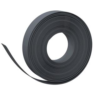 vidaXL Tuinranden 5 st 10 m 10 cm polyetheen grijs