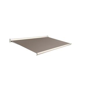 Domasol Knikarmscherm F10 Manueel Ral9001 Met Taupe Doek D366