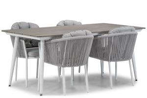 Santika Furniture Santika Novita/Yala 180 cm dining tuinset 5-delig
