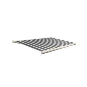 Domasol Zonnescherm Elektrisch Met Afstandsbediening Factor 20-c Groen/wit Smalle Strepen 300x250cm