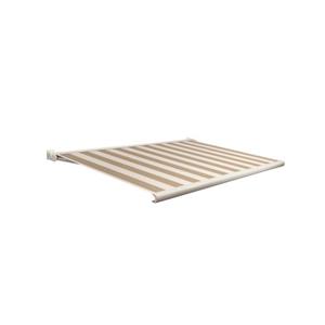 Domasol Zonnescherm Elektrisch Factor 20-c Bruin/witte Strepen 450x300cm