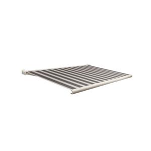 Domasol Zonnescherm Elektrisch Factor 20-c Zwart/wit Smalle Strepen 500x300cm