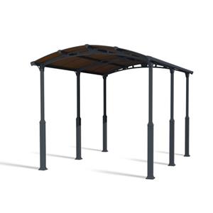 Canopia  Alpine 507x360x307 Cm Rv Carport En Boothuis Donkergrijs Brons