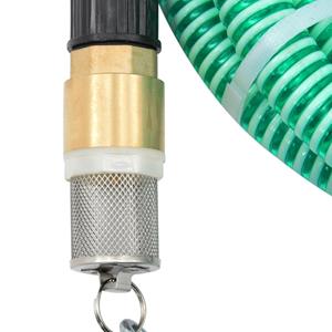 Vidaxl Vidaxl Zuigslang Met Messing Koppelingen 1,1'' 3 M Pvc Groen