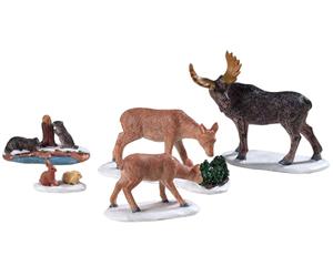 LEMAX Wild animals set of 5