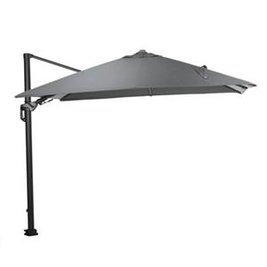 Garden Impressions Hawaii zweefparasol Lumen LED 300x300cm - d. grijs