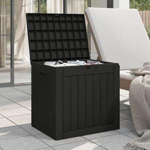 Vidaxl Gartenbox Schwarz 55,5x43x53 Cm Polypropylen