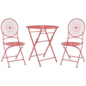 Beliani SCARIO Bistroset Rood